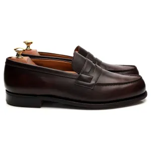 '180 Mocassin' Dark Brown Leather Loafers 9 E UK 10