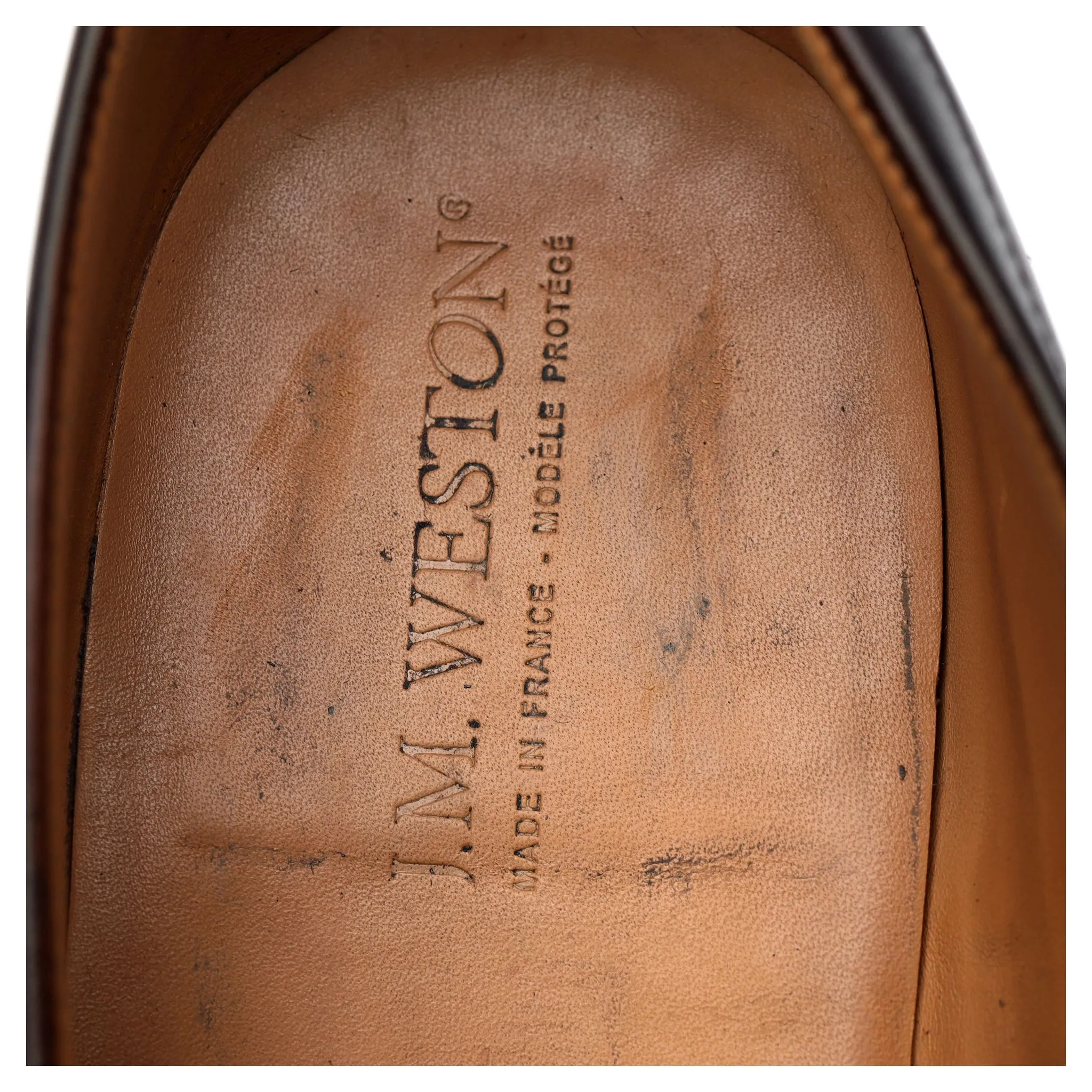 '180 Mocassin' Dark Brown Leather Loafers 9 E UK 10