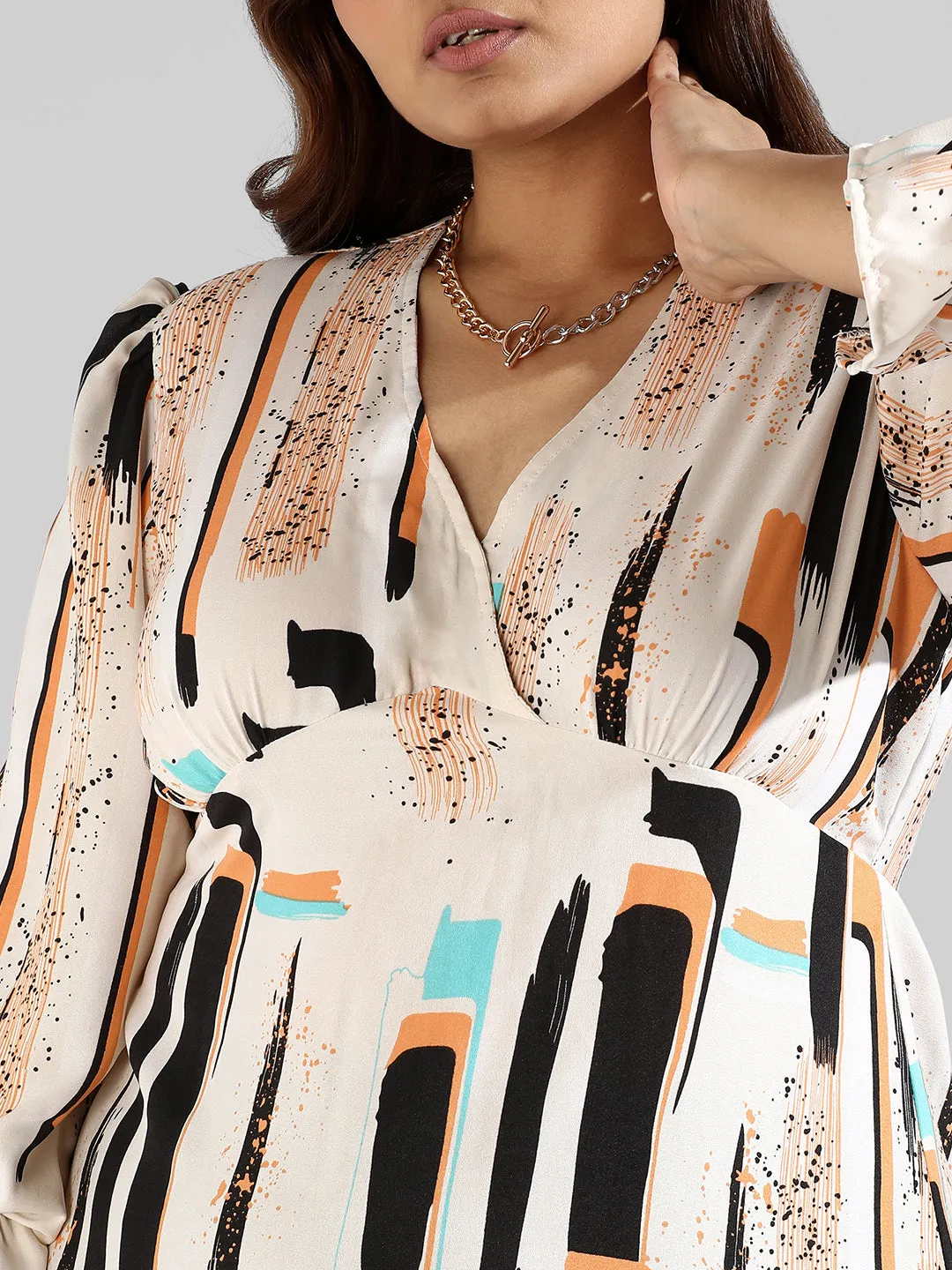 Abstrack Design Stylish Casual Dresses