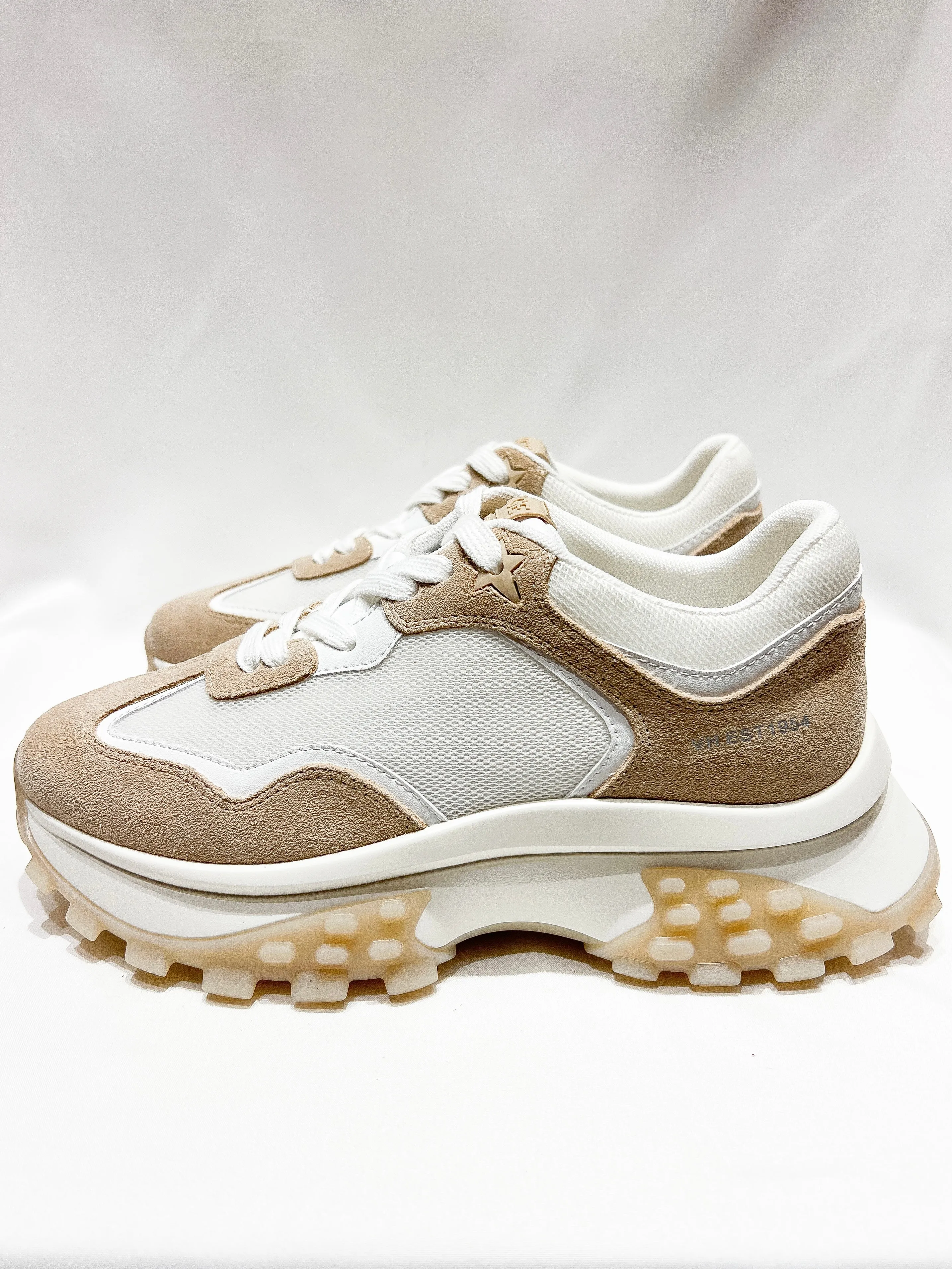 Accelerate Chunky Sneakers - Taupe