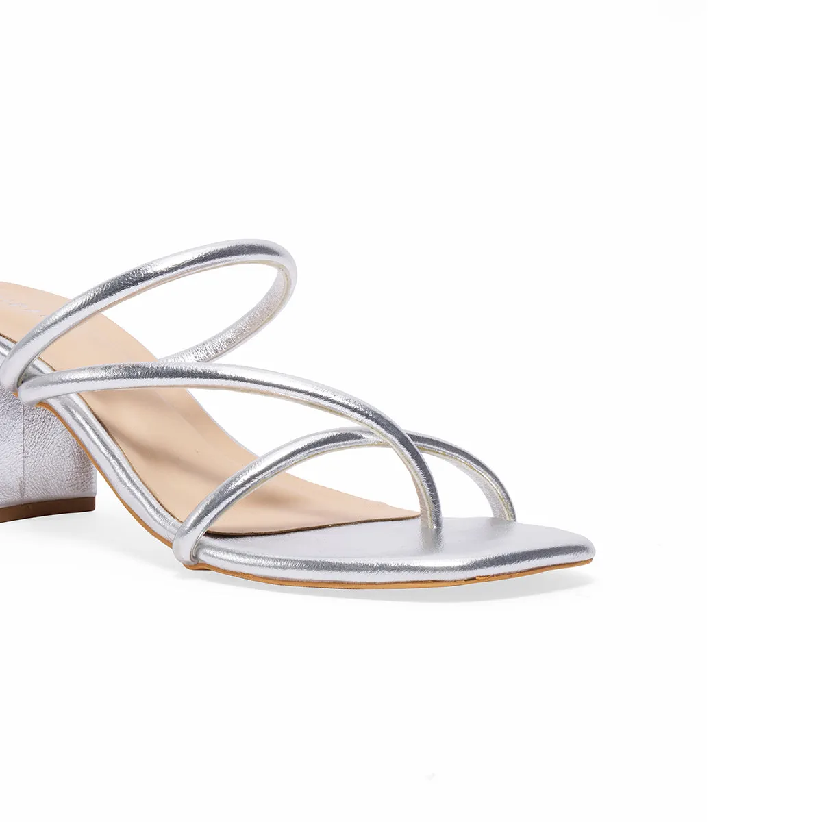Alizeh Metallic Heels