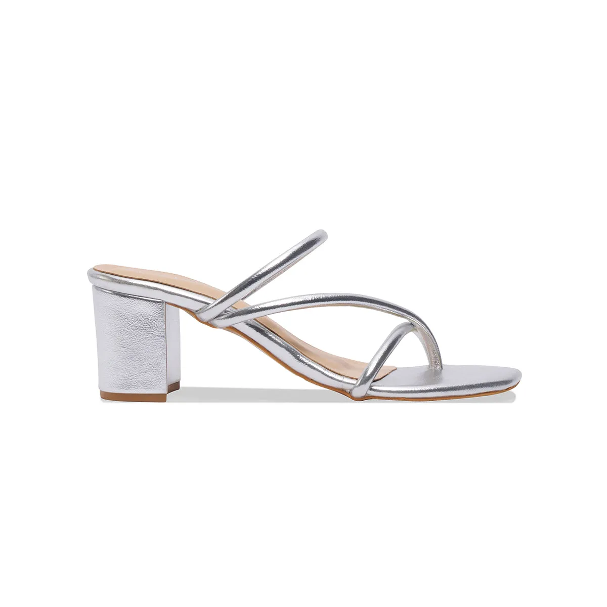 Alizeh Metallic Heels