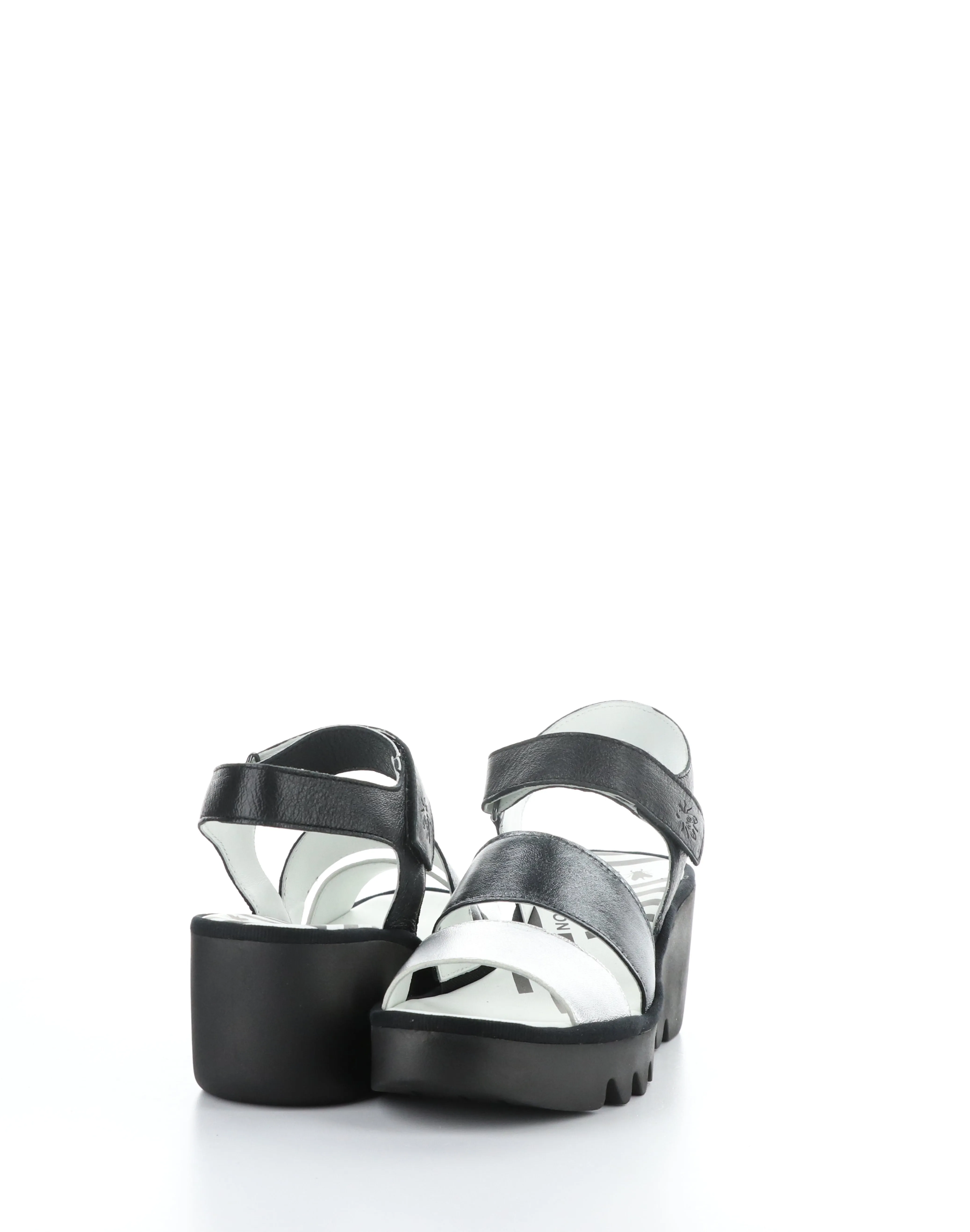 BEXY575FLY 004 SILVER/GRAPH/BLK Velcro Sandals