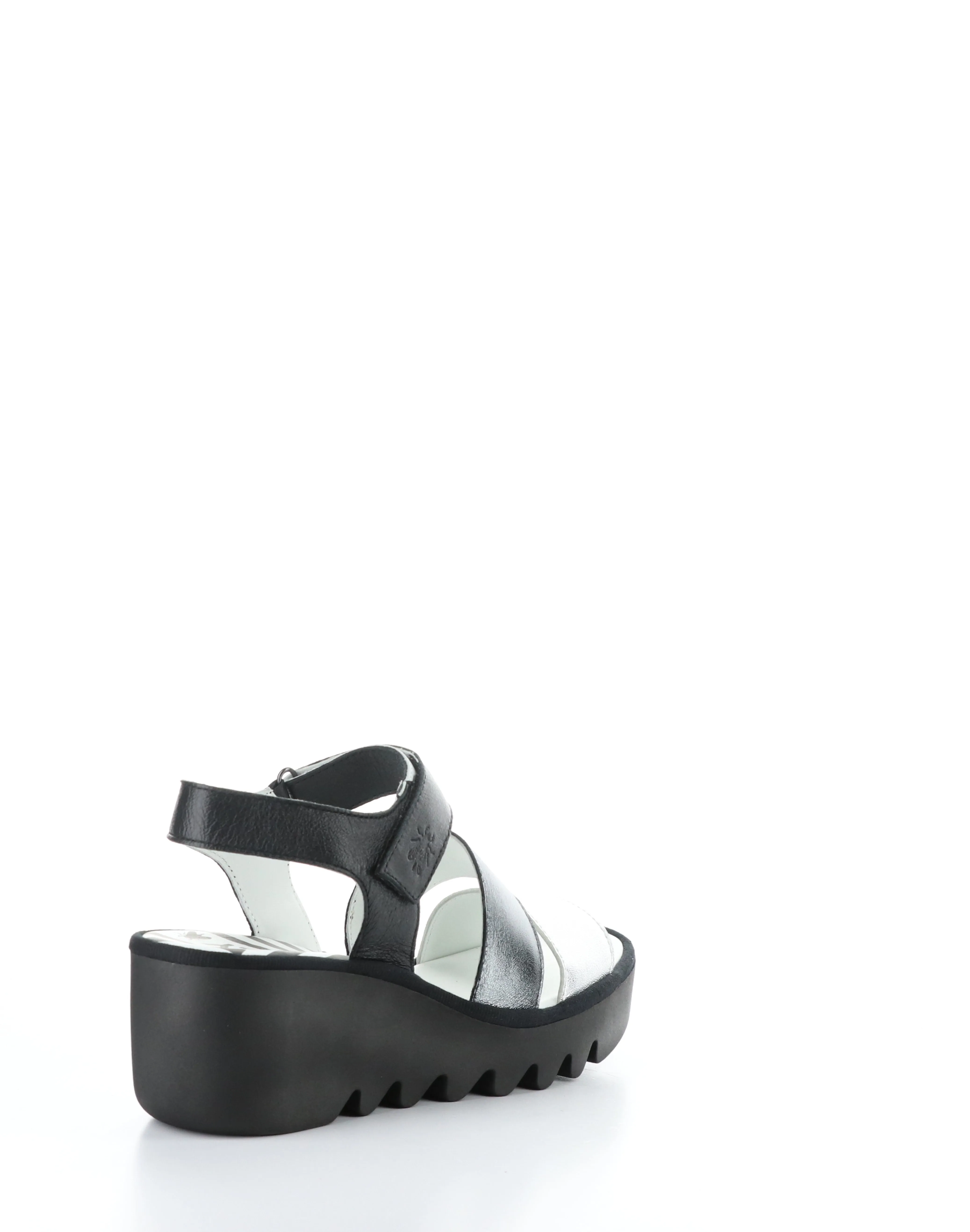 BEXY575FLY 004 SILVER/GRAPH/BLK Velcro Sandals