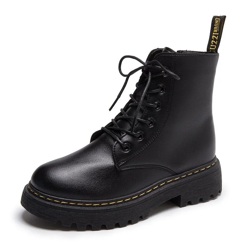 Brandy Forever - Durable Low-Heeled Boots by The Nevermore