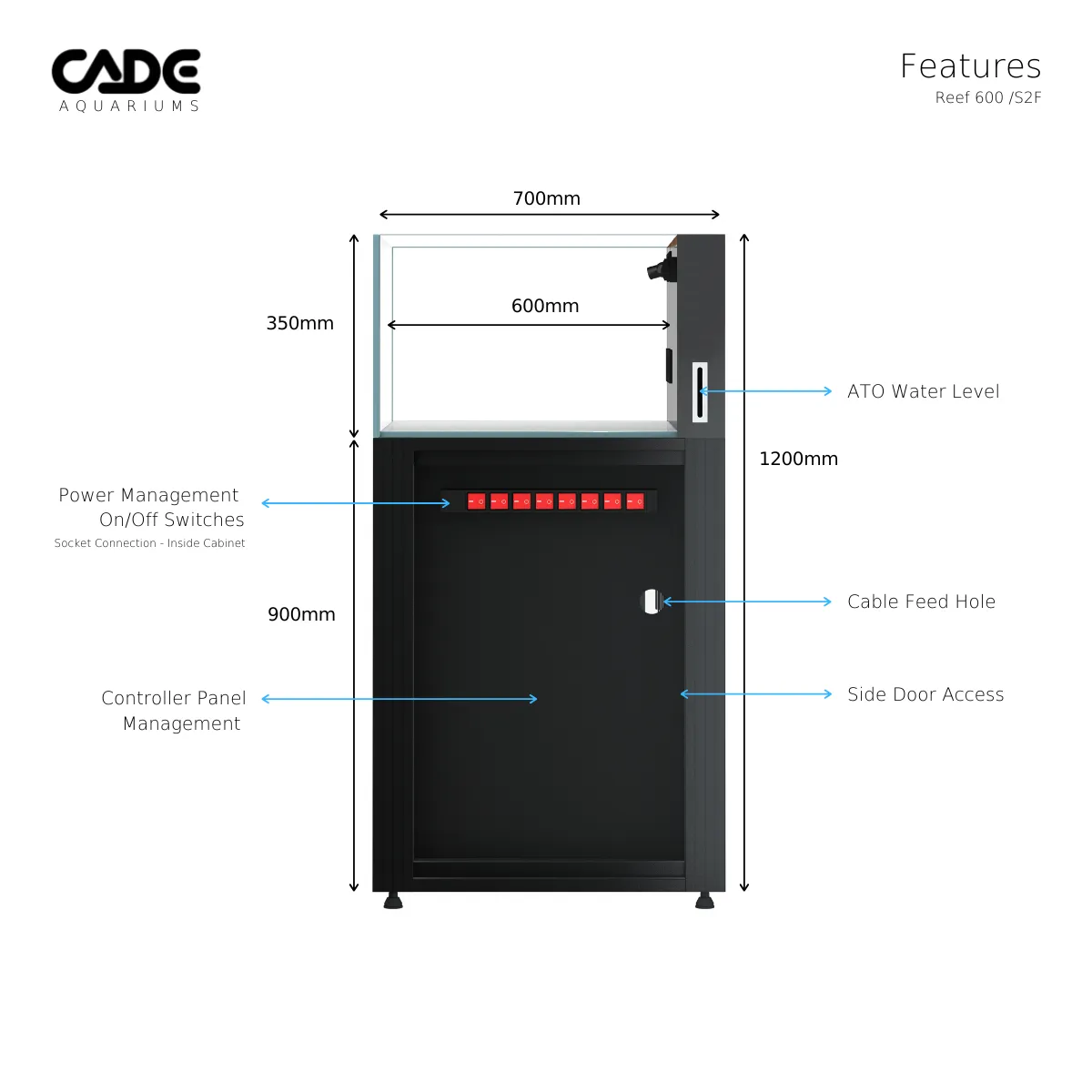 CADE Reef Frag S2/f 600