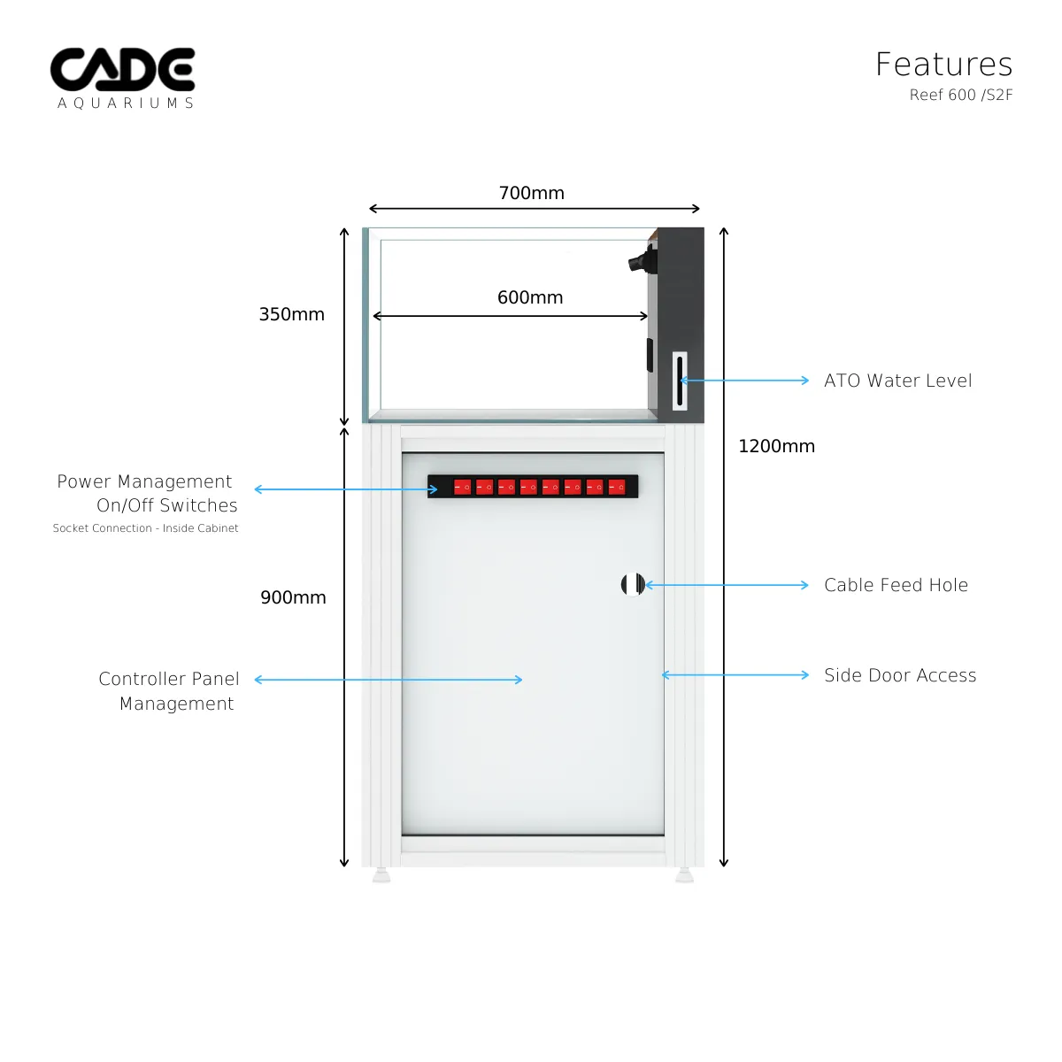 CADE Reef Frag S2/f 600