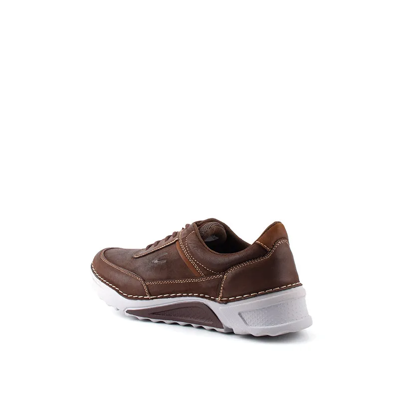 camel active Leather Lace Up Shoes Men Coffee BURREN 852364-RS2-33