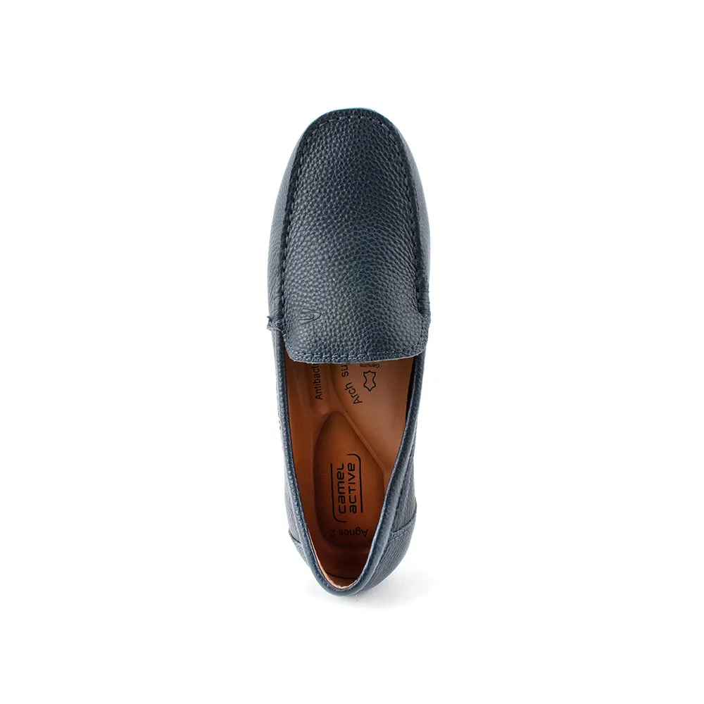 camel active Women Agnes 2 Slip-On Loafer Shoes -752304-DZ01SV-43-NAVY