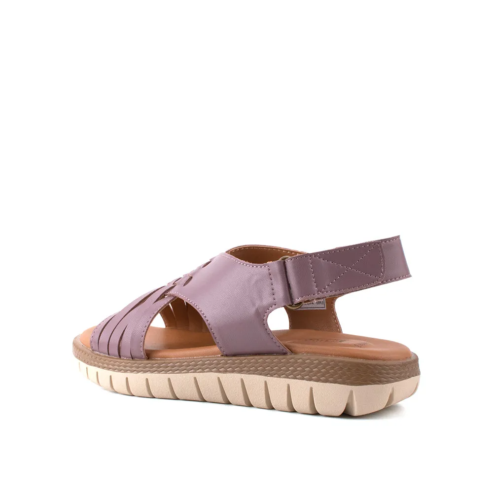 camel active Women Kalissa 3 Slip-On Sandals with slip-on comfort Panel Design Ladies Kalissa 3 -792204-DZ02SV-47-PURPLE