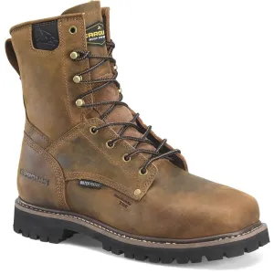 Carolina Brown Waterproof Judge Broad Square Composite Toe Lace Up Work Boots for Men