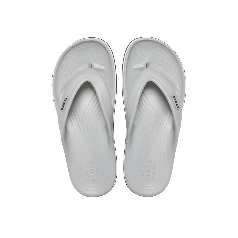 Dép Xỏ Ngón Unisex Crocs Bayaband - Light Grey