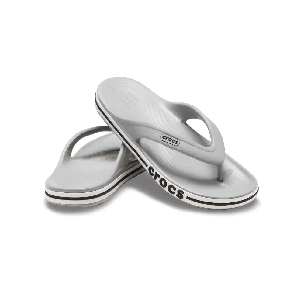 Dép Xỏ Ngón Unisex Crocs Bayaband - Light Grey