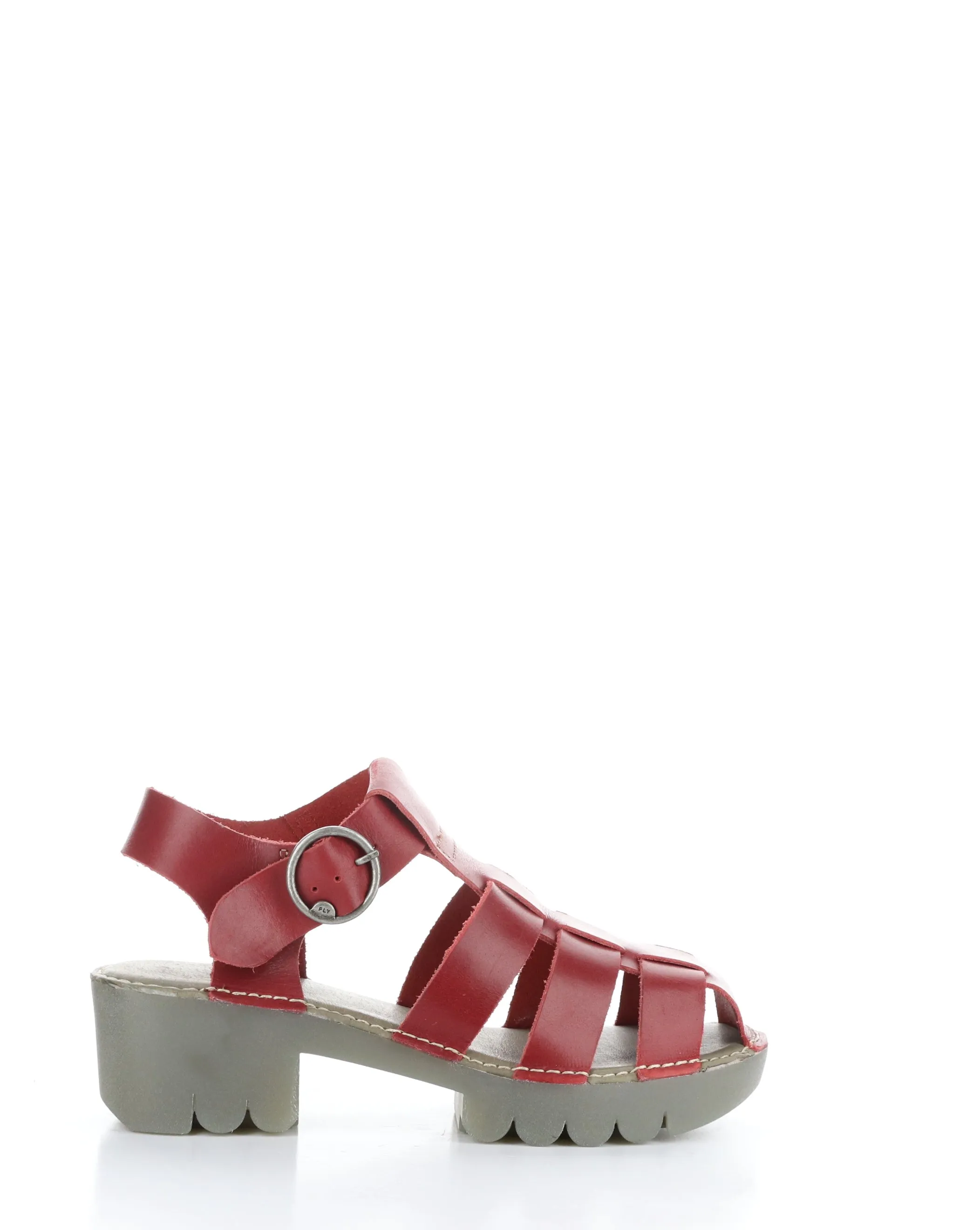 EMME511FLY 004 RED Velcro Sandals
