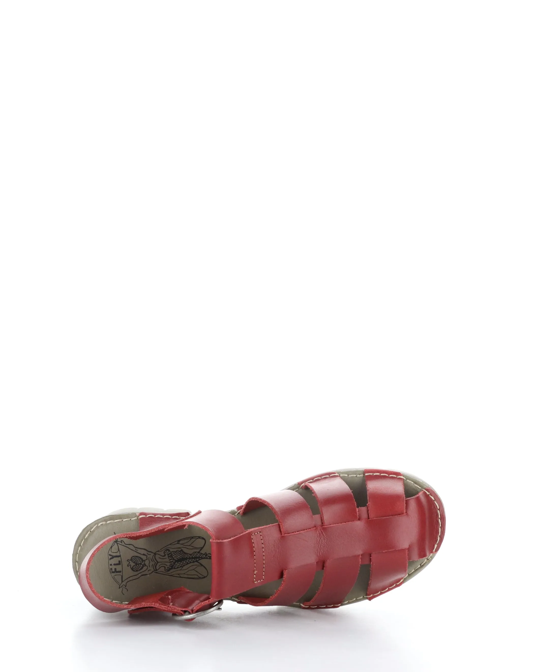 EMME511FLY 004 RED Velcro Sandals