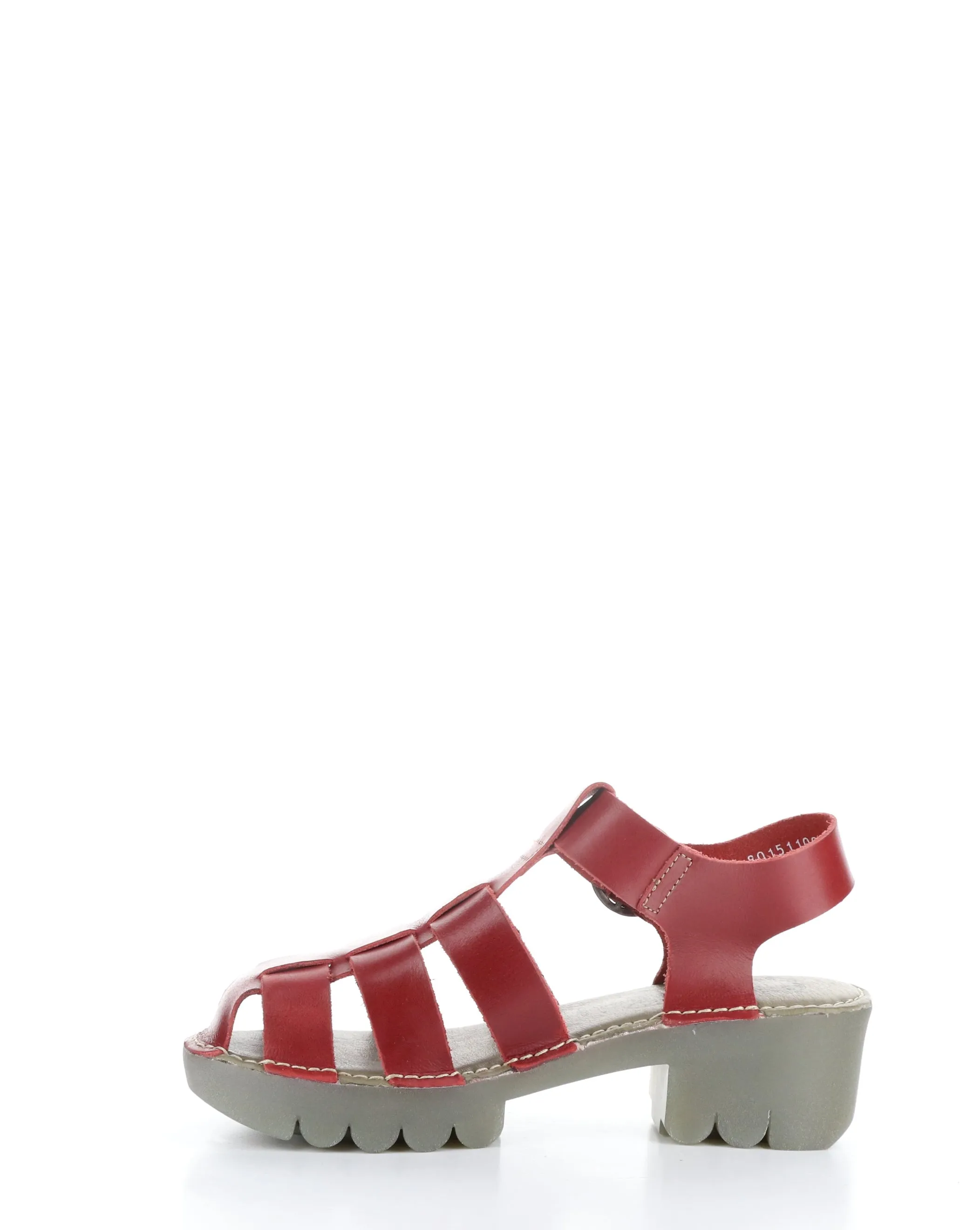 EMME511FLY 004 RED Velcro Sandals