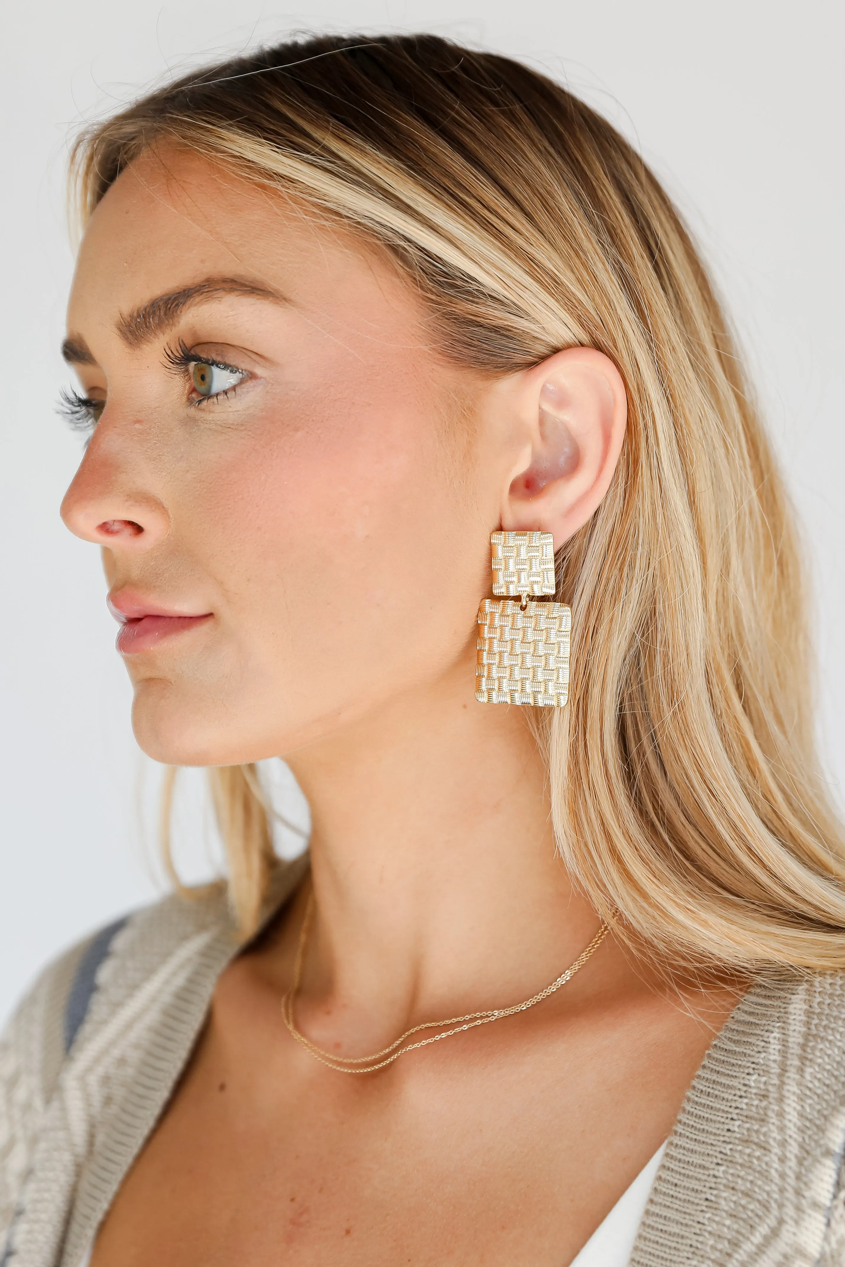 FINAL SALE - Sam Gold Statement Earrings