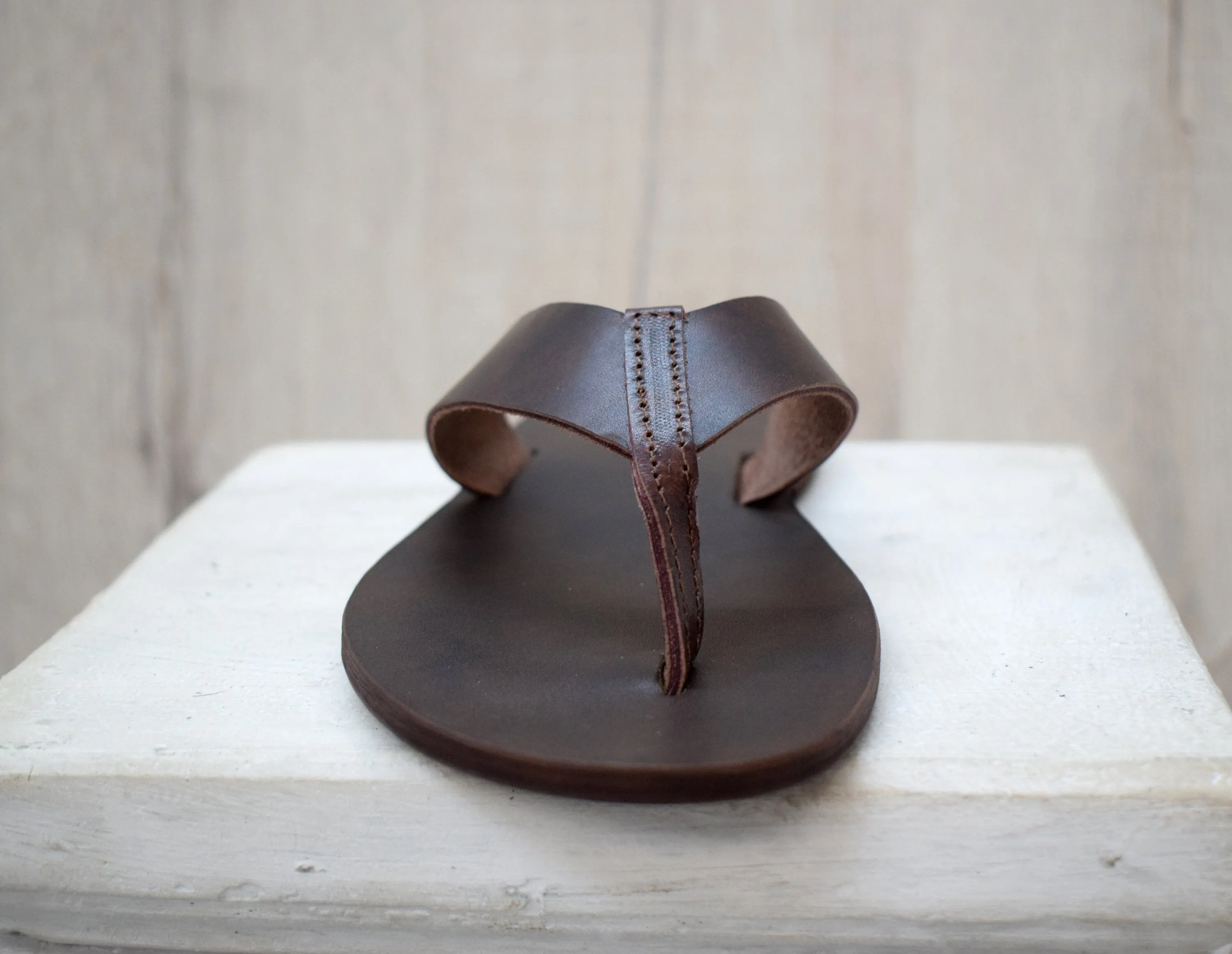 Flip flop Greek Leather sandals Men, brown Color, Gift For Men, Handmade Sparta High Quality Genuine Leather sandals,
