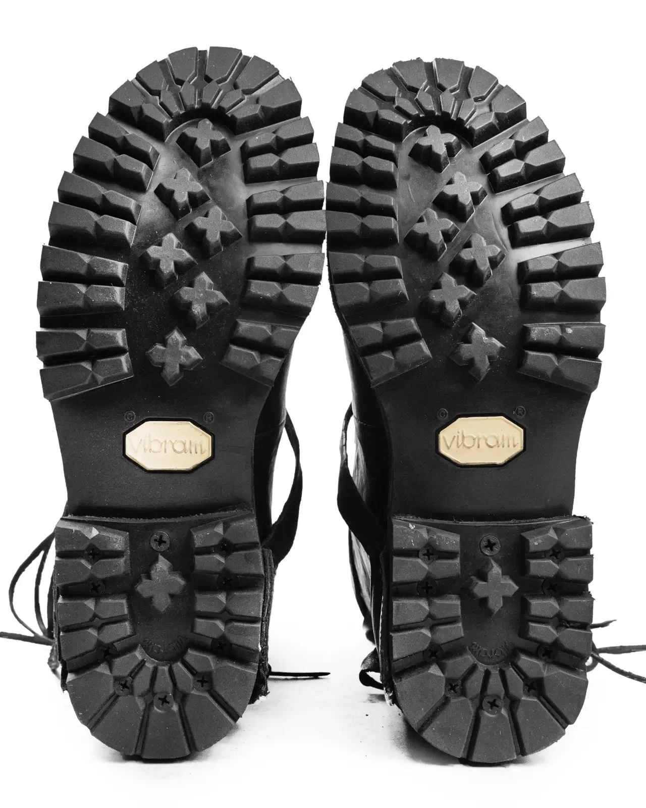 FRACTURE LEATHER COMBAT BOOTS