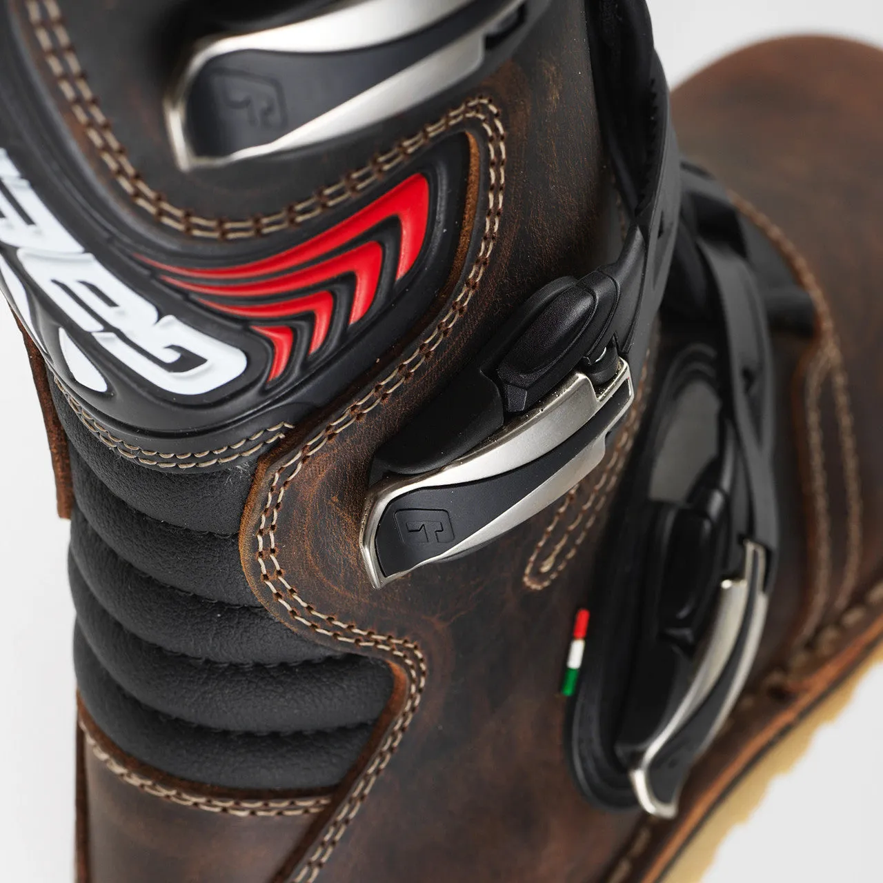 Gaerne Balance Oiled Brown Off-Road Motorcycle Boots