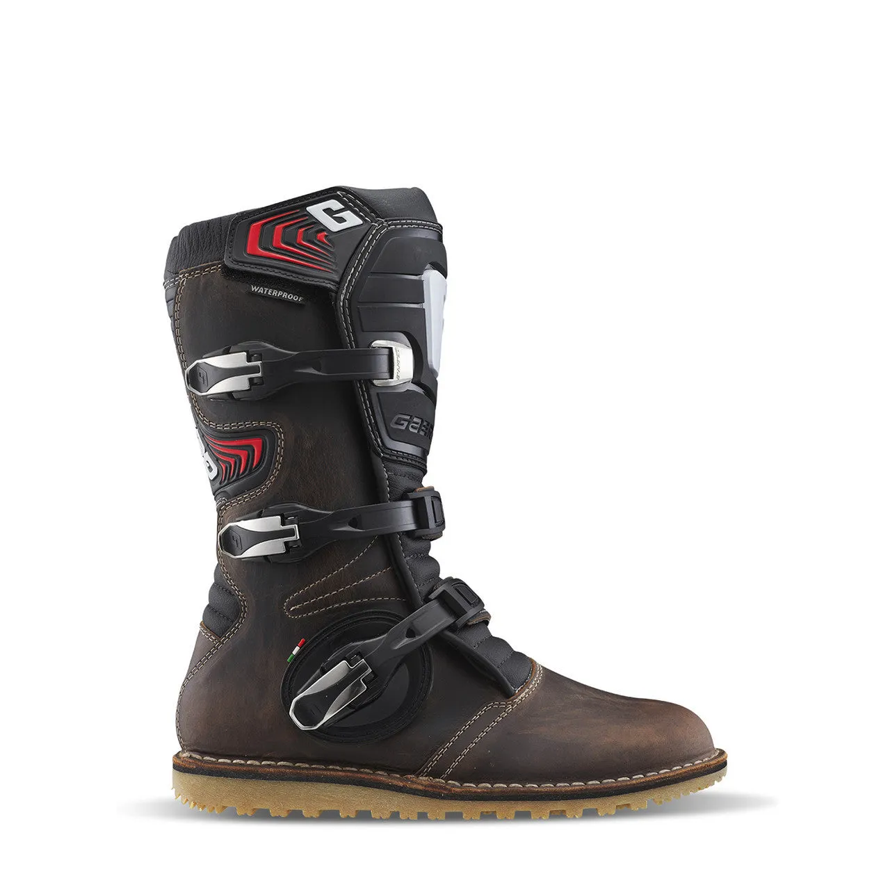 Gaerne Balance Oiled Brown Off-Road Motorcycle Boots