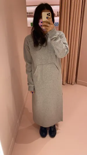 Hoodie Dress with Side Slit