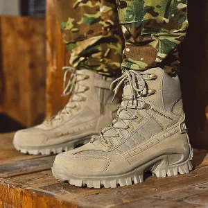 Hot saleMen's Waterproof Outdoor Anti-Puncture Work Combat Boots (Durability Upgrade)