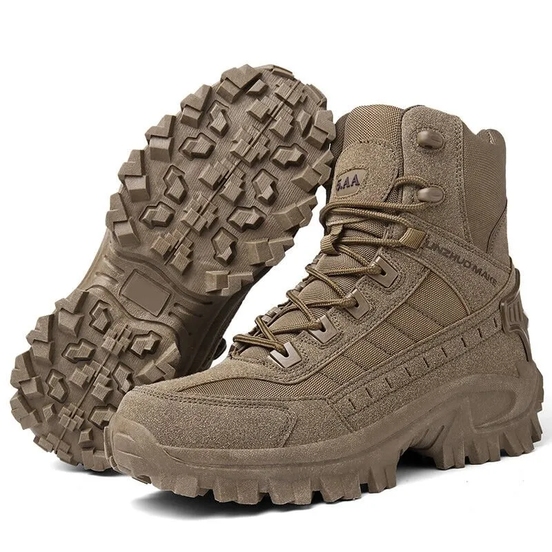 Hot saleMen's Waterproof Outdoor Anti-Puncture Work Combat Boots (Durability Upgrade)