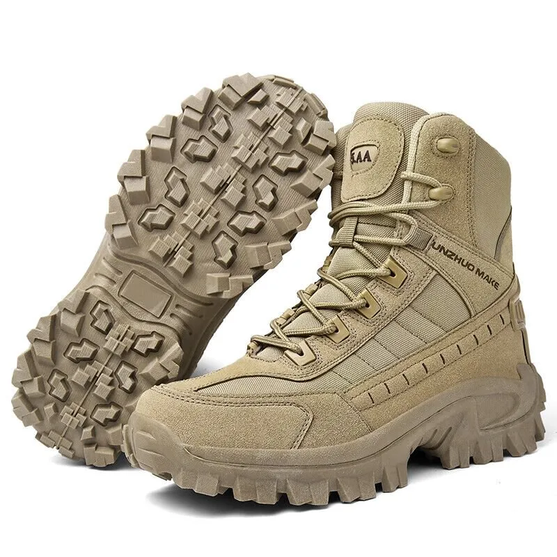 Hot saleMen's Waterproof Outdoor Anti-Puncture Work Combat Boots (Durability Upgrade)