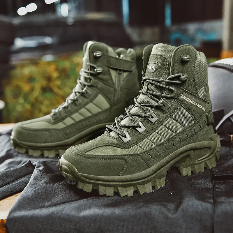 Hot saleMen's Waterproof Outdoor Anti-Puncture Work Combat Boots (Durability Upgrade)