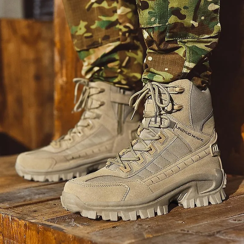 Hot saleMen's Waterproof Outdoor Anti-Puncture Work Combat Boots (Durability Upgrade)