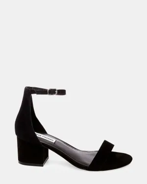 IRENE-M BLACK SUEDE