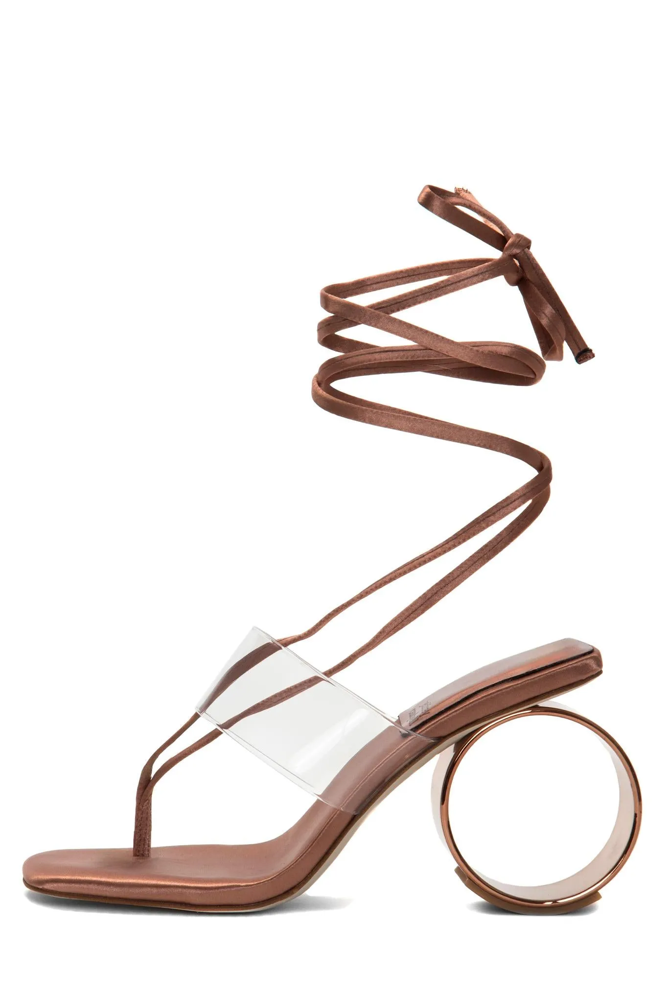 Jeffrey Campbell  Women's Nonagon Copper Satin M