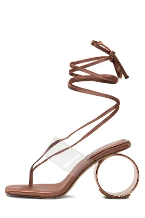 Jeffrey Campbell  Women's Nonagon Copper Satin M