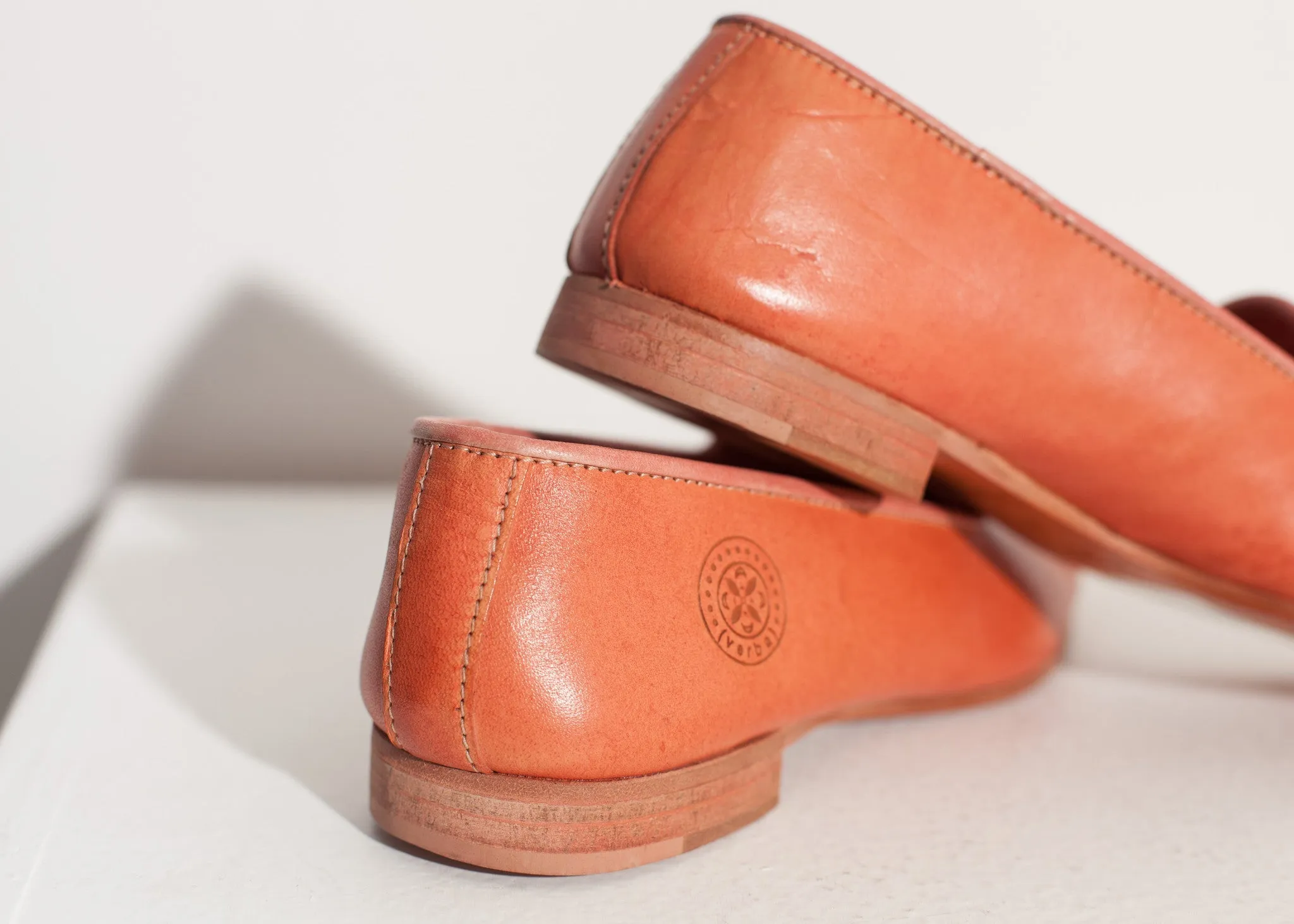 Leather Loafer in Rose - Less Choice