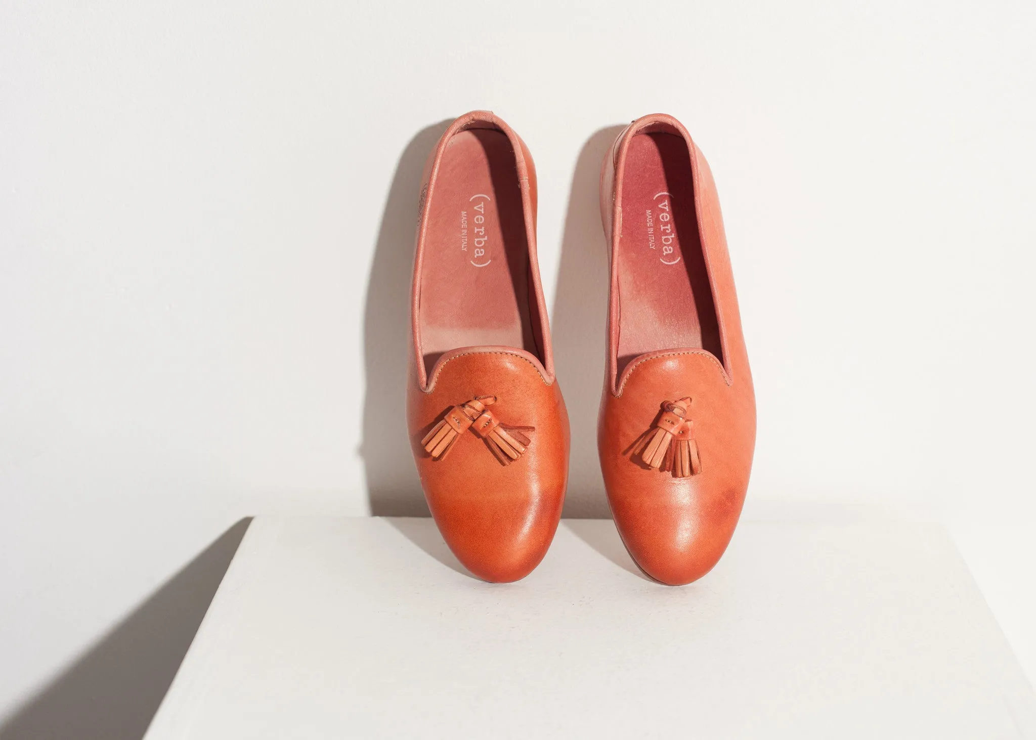 Leather Loafer in Rose - Less Choice