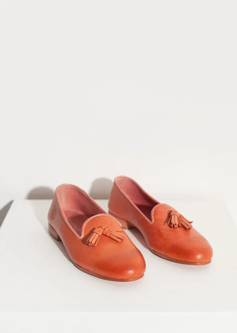 Leather Loafer in Rose - Less Choice