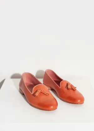 Leather Loafer in Rose - Less Choice