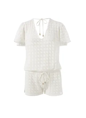 Lola White Romper