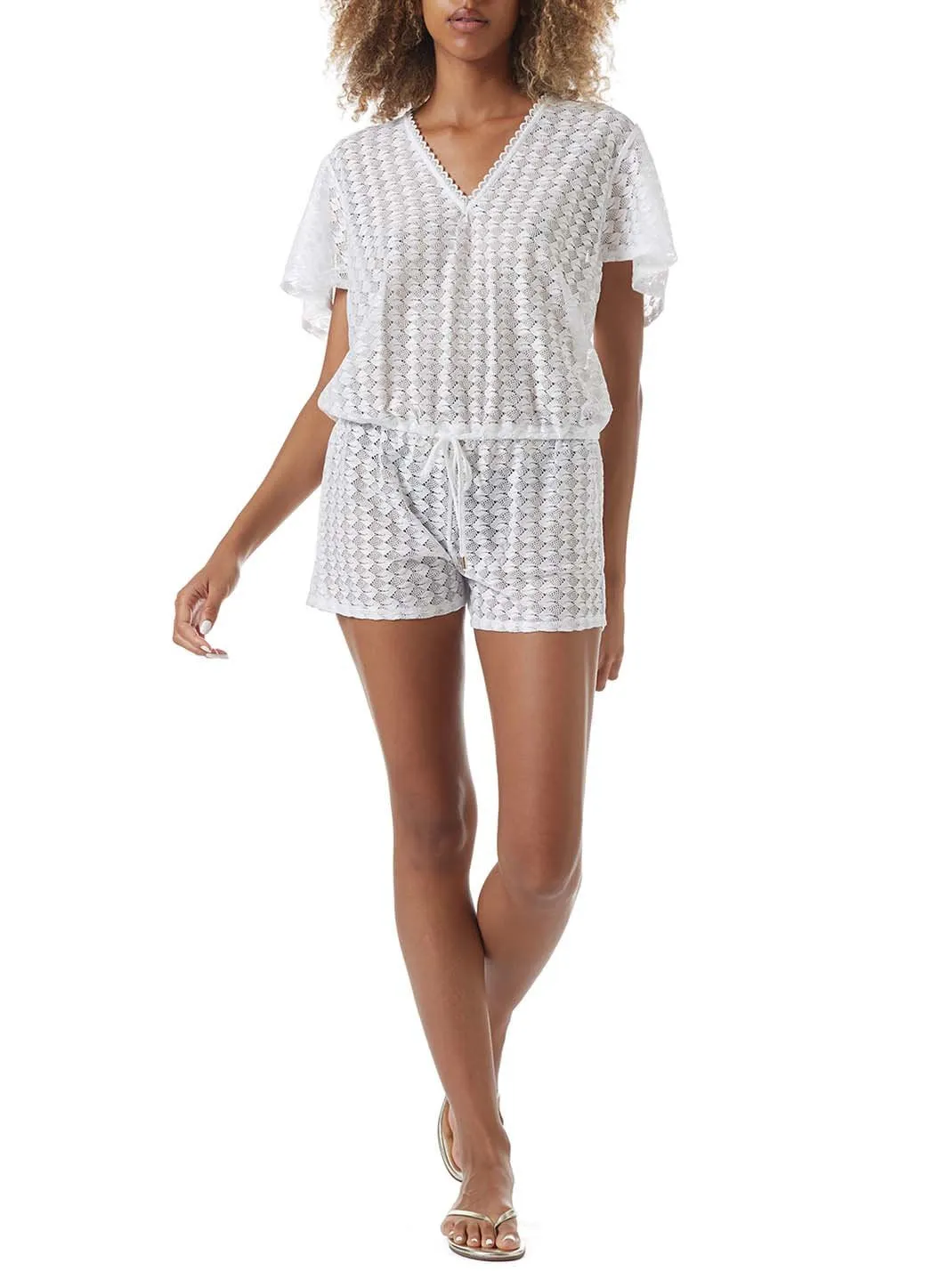 Lola White Romper
