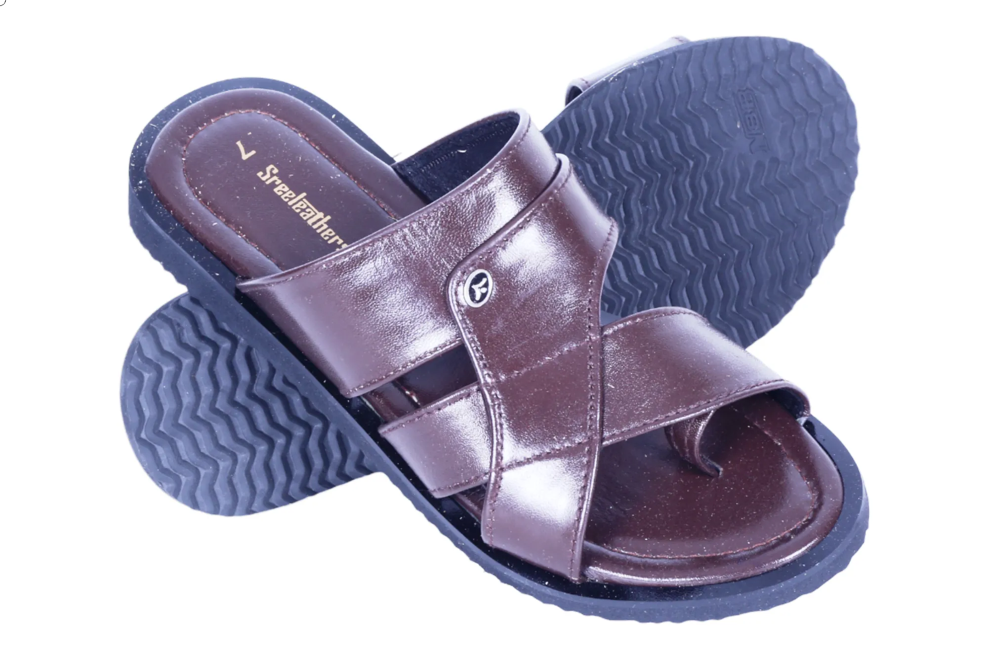 Mens Leather Chappal 28171