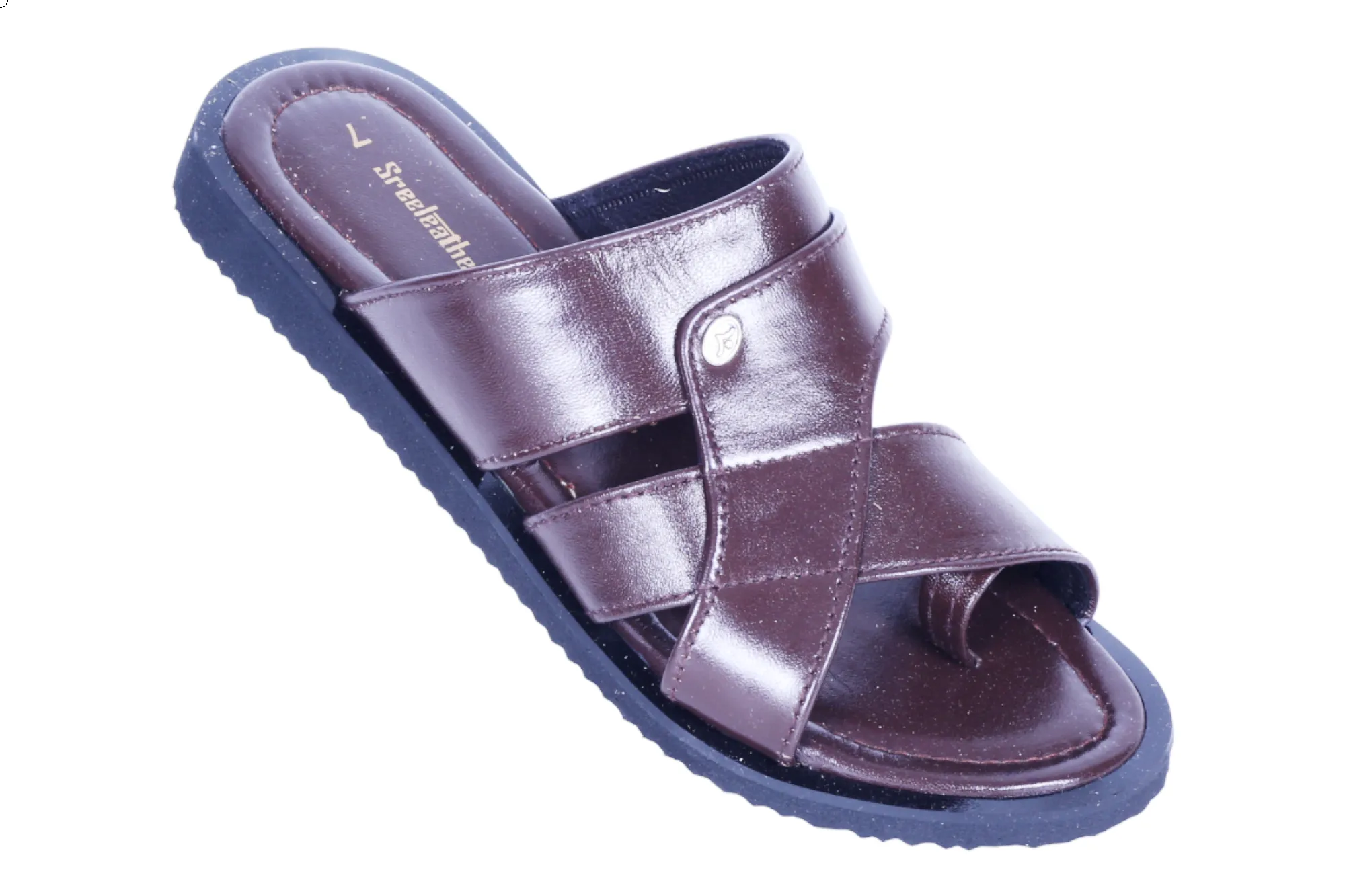 Mens Leather Chappal 28171