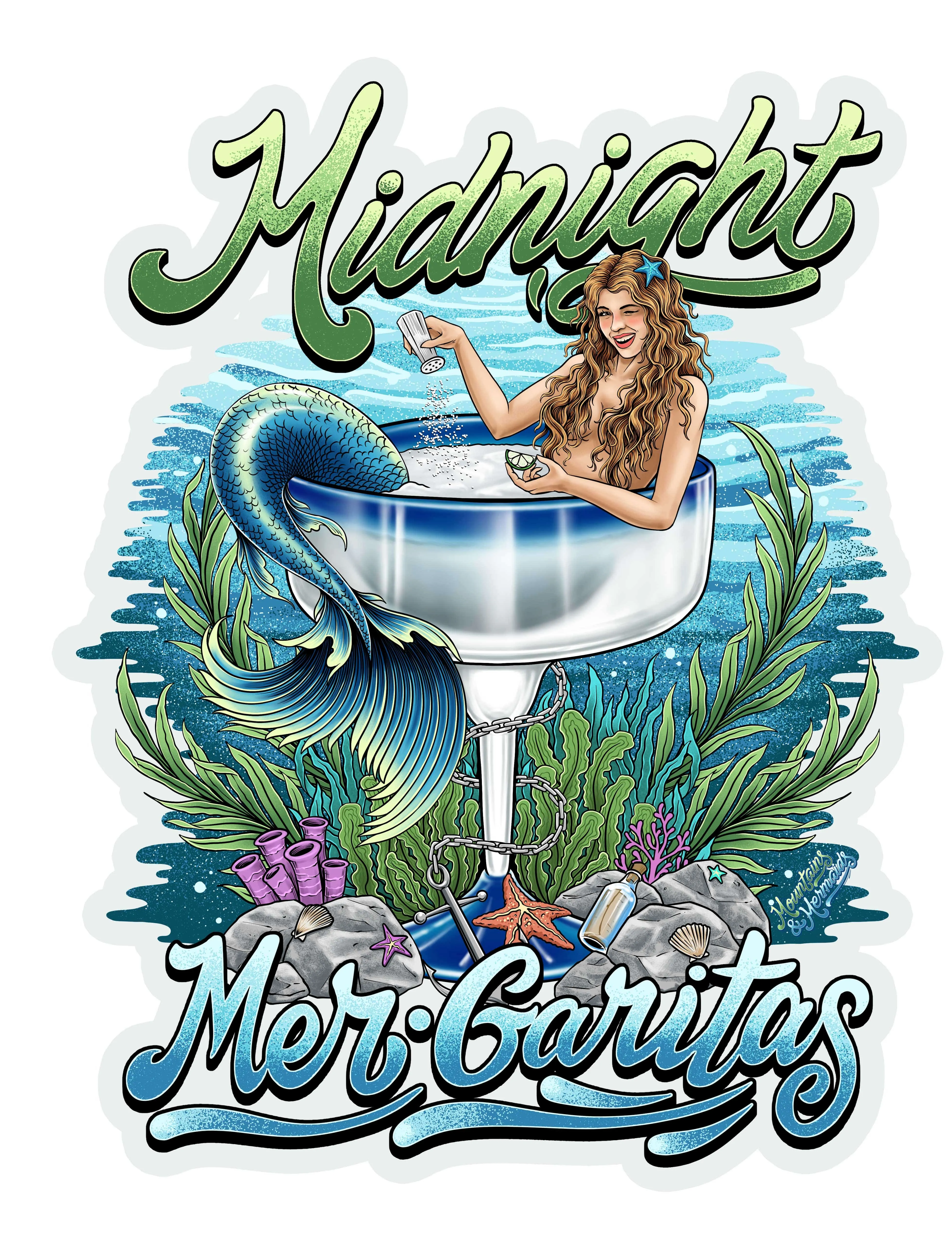 Midnight Mergarita Sticker