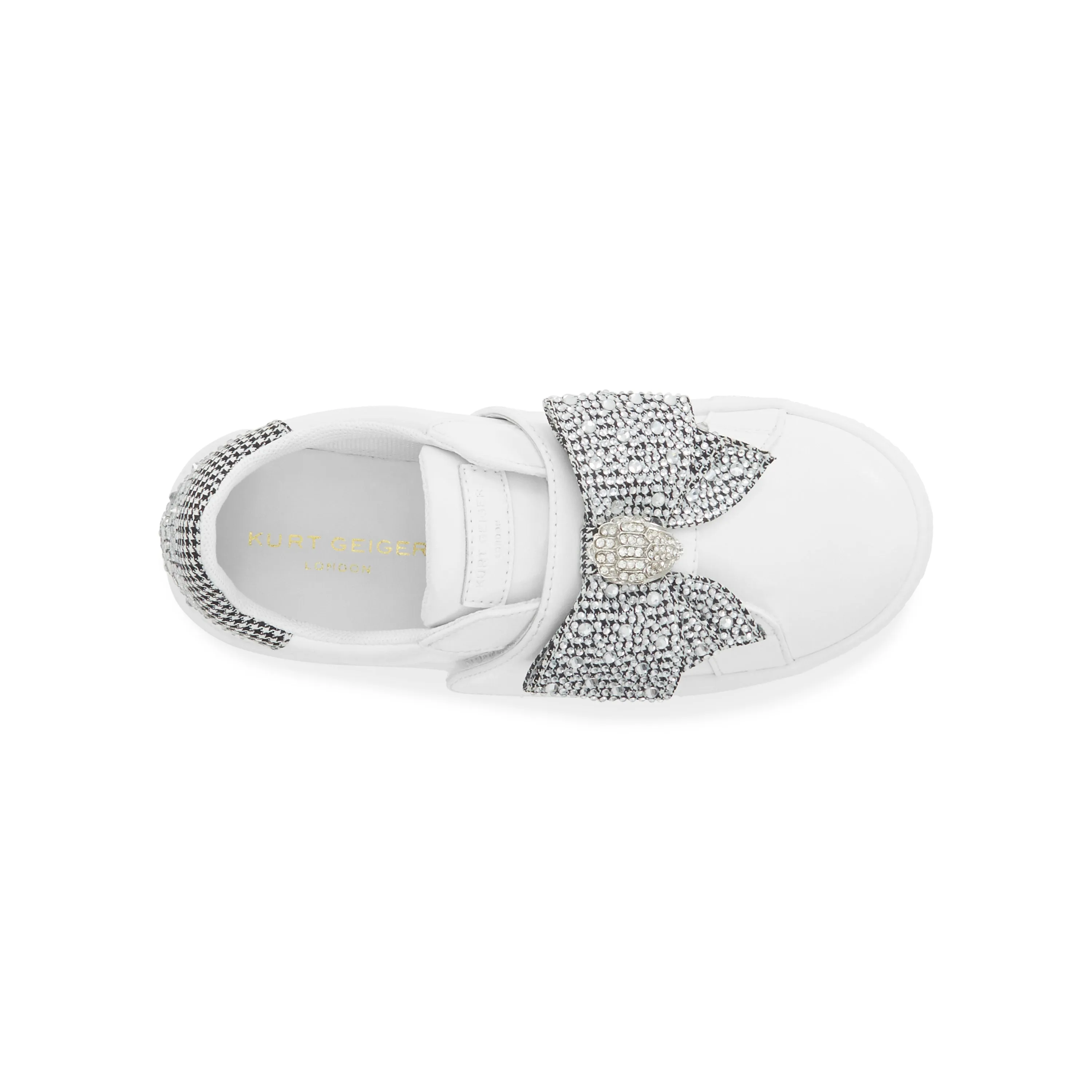 Mini Laney Bow Sneaker - Big Kid White