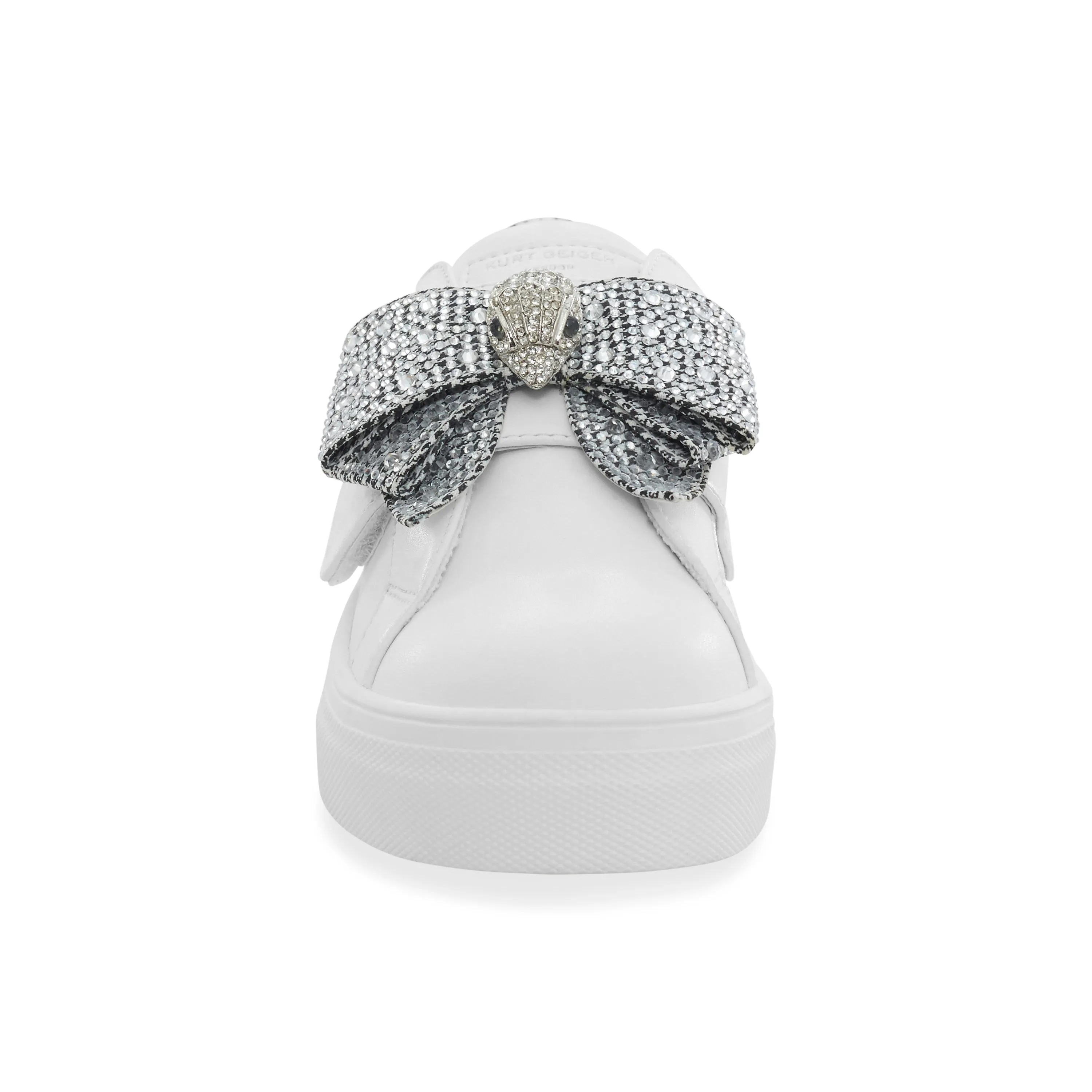 Mini Laney Bow Sneaker - Big Kid White
