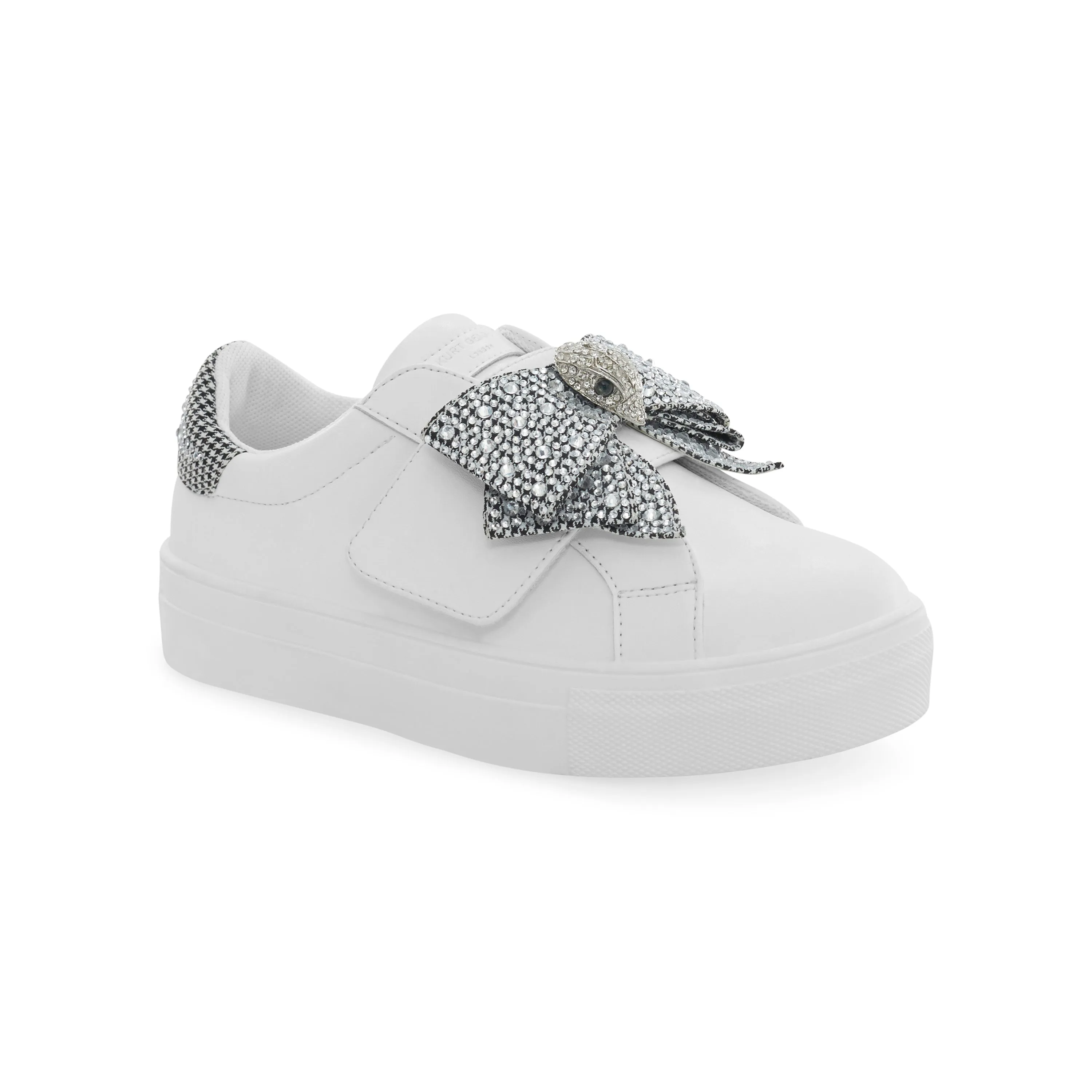 Mini Laney Bow Sneaker - Big Kid White