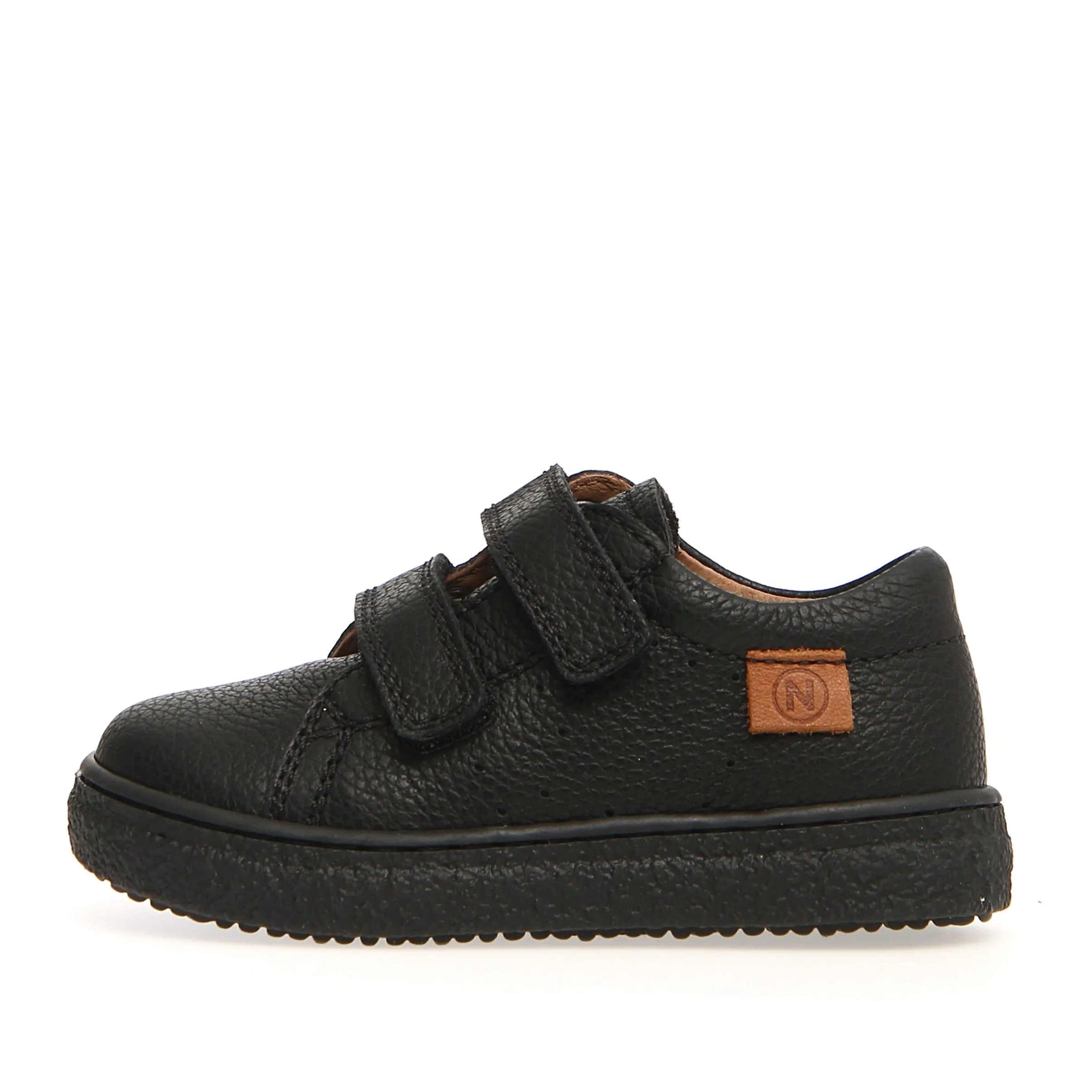 Naturino Boy's & Girl's Carex Sneakers, Pebbled Black