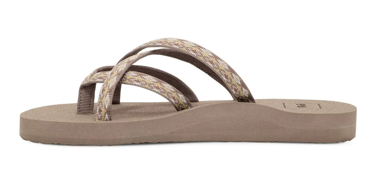 Teva Womens Olowahu Webbing Multi Strap Sandals - Kaleidoscope Neutral