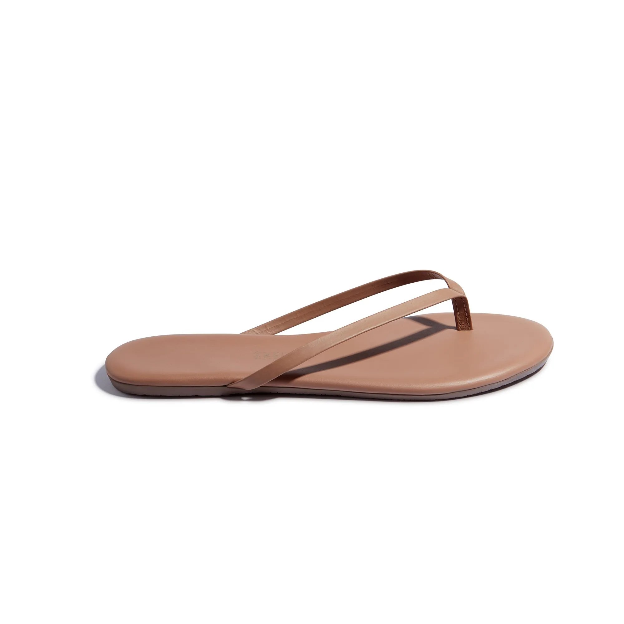 Tkees Lily nudes flip-flops from brazilian leather in Beach Bum