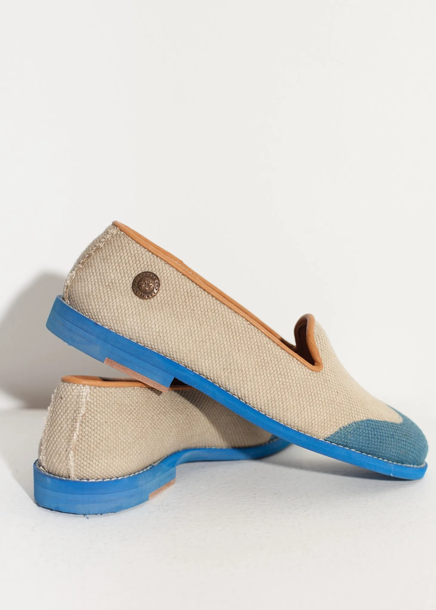 Wingtip Loafer in Blue - Fashionable Choice